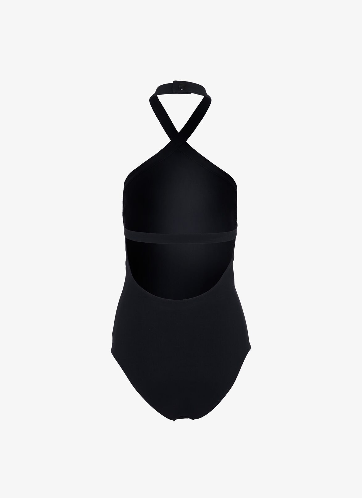 오픈백 원피스 스윔수트 ALAÏA 블랙 오픈백 원피스 스윔수트